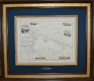 Старинная карта Черного моря (Редкость!)