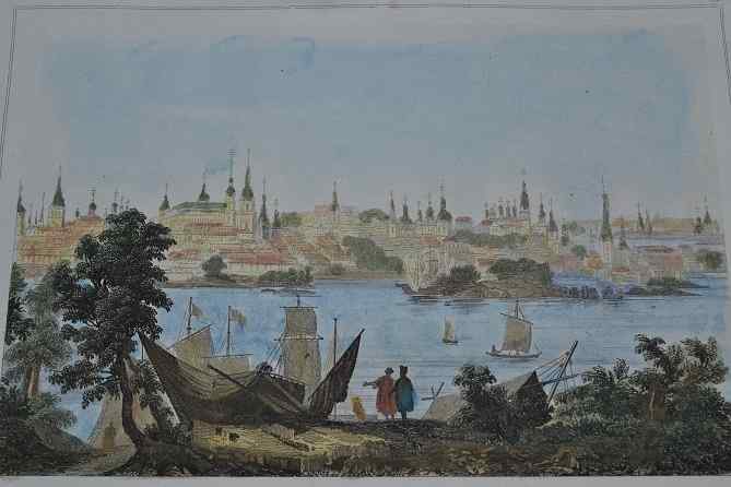 гравюры казань 17 век. казанская крепость. турнерелли. старинные гравюры казани. гравюры турнерелли казанский кремль.